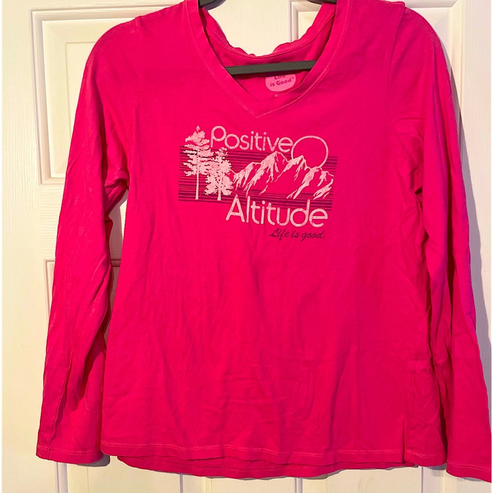 Life in Good long sleeve v-neck